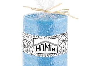 Κερί Αρωματικό Κορμός 9,5×10εκ. Homie 37-71-blue – Homie – 37-71-blue