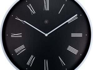 NexTime Ρολόι Τοίχου ‘Duke’ Πλαστικό Μαύρο 40cm Νο 7329ZW 52973291