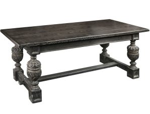 Τραπέζι Mdf-Ξύλο Ελάτου Μαύρο ESPIEL 200x90x77εκ. SAZ201 (Υλικό: Ξύλο, Χρώμα: Μαύρο) – ESPIEL – SAZ201