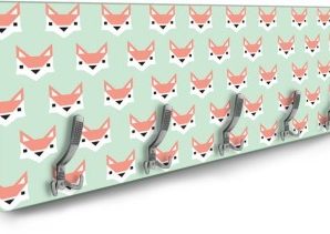 Μοτίβο με αλεπού, Παιδικά, Κρεμάστρες & Καλόγεροι, 138 x 45 εκ.