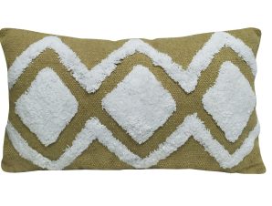 Διακοσμητικό Μαξιλάρι Βαμβακερό Surya Beige-White 50×30εκ. Komvos Home 7012125-4 (Ύφασμα: Βαμβάκι 100%, Χρώμα: Λευκό) – KOMVOS HOME – 7012125-4