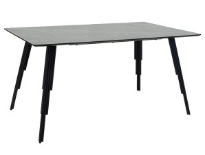 Τραπέζι Lifo pakoworld MDF ανθρακί cement-μαύρο 140x80x75εκ – PAKO WORLD – 096-000026