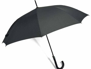 Ομπρέλα Βροχής Μπαστούνι Αυτόματη Benzi PA041 Black