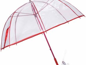 Ομπρέλα Βροχής Μπαστούνι Αυτόματη Benzi PA060 Red